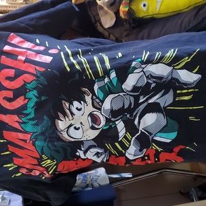Pre-owned My Hero Academia Deku Smash T shirt